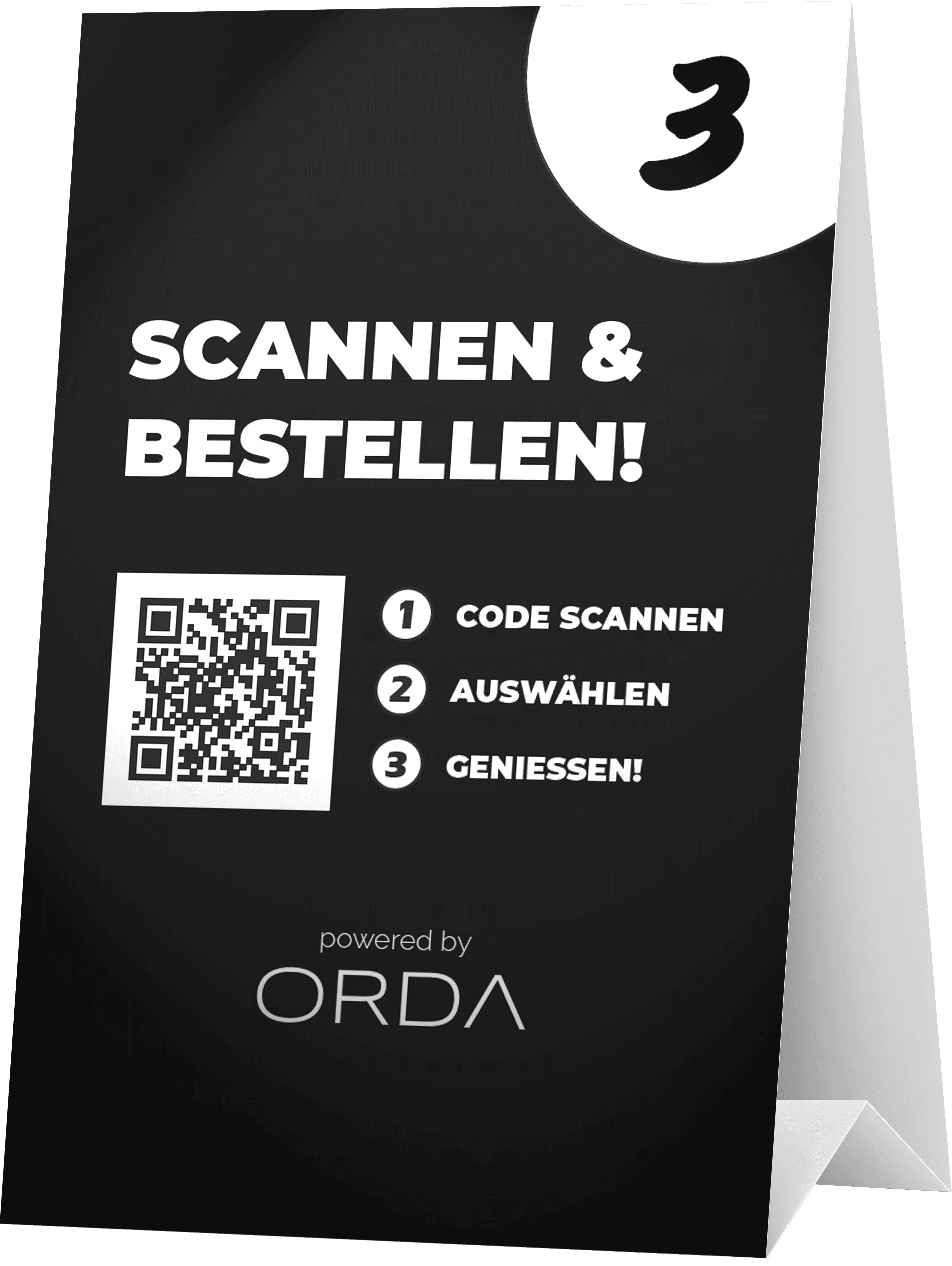Self-Ordering via QR-Codes